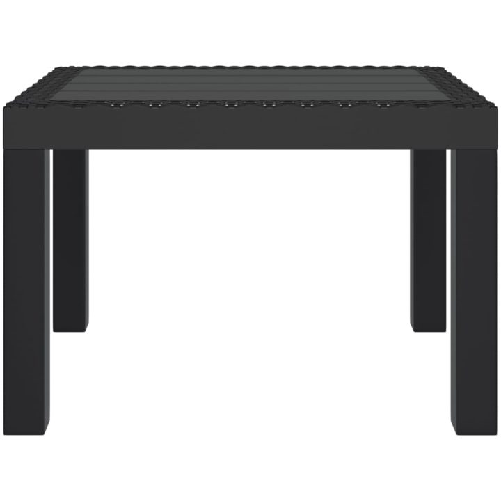Trädgårdsbord antracit 59x47x40 cm PP vidaXL – bild 3