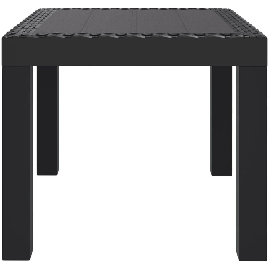 Trädgårdsbord antracit 59x47x40 cm PP vidaXL – bild 4