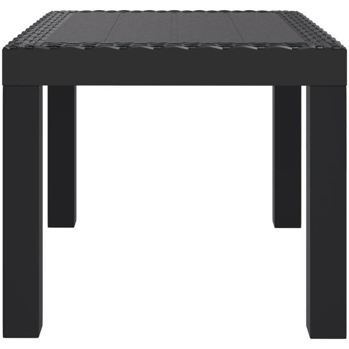 Trädgårdsbord antracit 59x47x40 cm PP vidaXL – bild 4