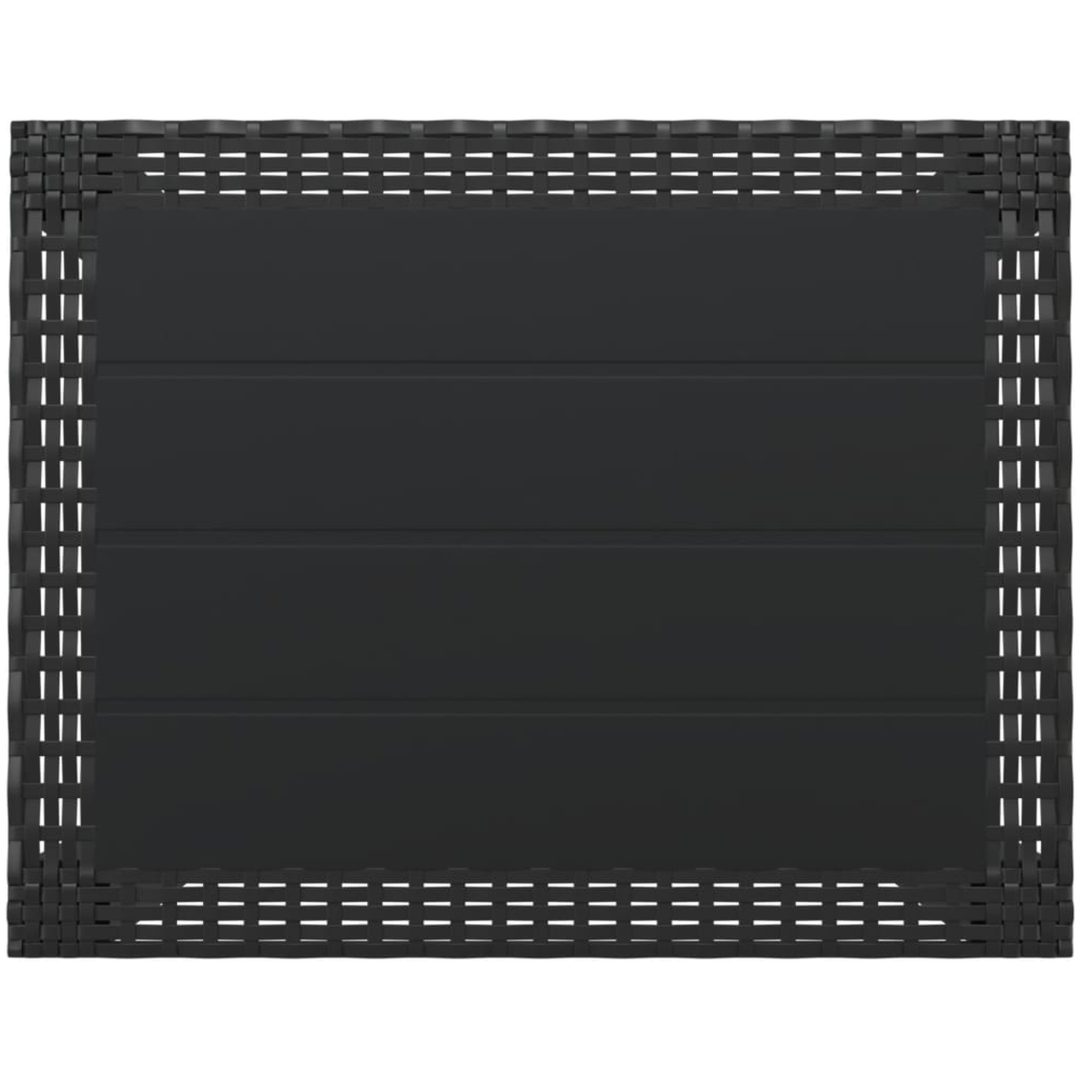Trädgårdsbord antracit 59x47x40 cm PP vidaXL – bild 5