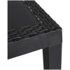 Trädgårdsbord antracit 59x47x40 cm PP vidaXL – miniatyr 6
