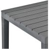 Trädgårdsbord antracit 78x78x72 cm plast vidaXL – miniatyr 4