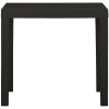 Trädgårdsbord antracit 79x65x72 cm plast vidaXL – miniatyr 2