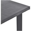 Trädgårdsbord antracit 80x75x72 cm plast vidaXL – miniatyr 4