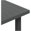 Trädgårdsbord antracit 80x75x72 cm plast vidaXL – miniatyr 8
