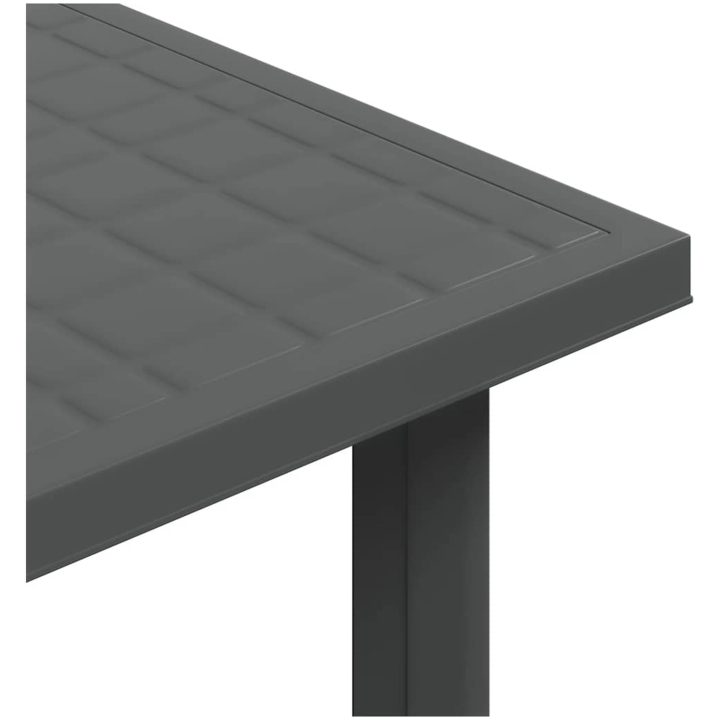 Trädgårdsbord antracit 80x75x72 cm plast vidaXL – bild 8