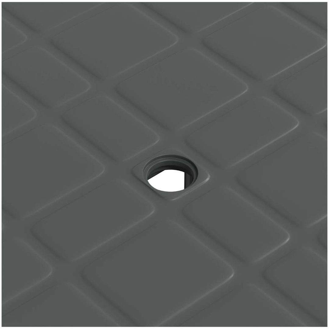 Trädgårdsbord antracit 80x75x72 cm plast vidaXL – bild 9