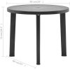 Trädgårdsbord antracit 89 cm plast vidaXL – miniatyr 6