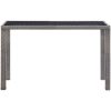 Trädgårdsbord antracit konstrotting vidaXL 123 x 60 x 74 cm – miniatyr 2