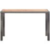 Trädgårdsbord antracit och brun massivt akaciaträ vidaXL 123 x 60 x 74 cm – miniatyr 2