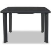 Trädgårdsbord antracit plast vidaXL 101 x 68 x 72 cm – miniatyr 2
