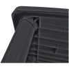 Trädgårdsbord antracit plast vidaXL 101 x 68 x 72 cm – miniatyr 3