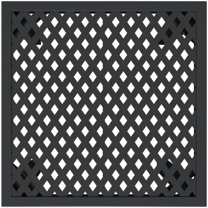 Trädgårdsbord antracit stål vidaXL 50 x 50 x 72 cm – bild 4