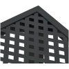 Trädgårdsbord antracit stål vidaXL 50 x 50 x 72 cm – miniatyr 5