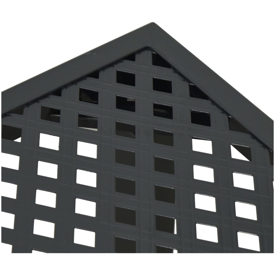 Trädgårdsbord antracit stål vidaXL 50 x 50 x 72 cm – bild 5