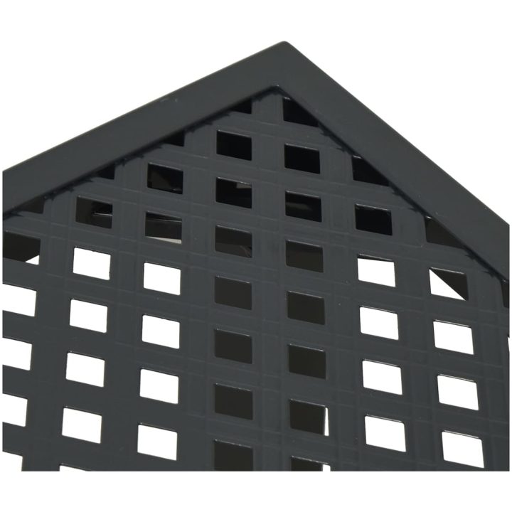 Trädgårdsbord antracit stål vidaXL 50 x 50 x 72 cm – bild 5