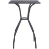 Trädgårdsbord antracit stålnät vidaXL 50 x 50 x 72 cm – miniatyr 3