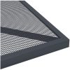 Trädgårdsbord antracit stålnät vidaXL 50 x 50 x 72 cm – miniatyr 5
