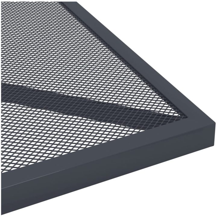 Trädgårdsbord antracit stålnät vidaXL 50 x 50 x 72 cm – bild 5
