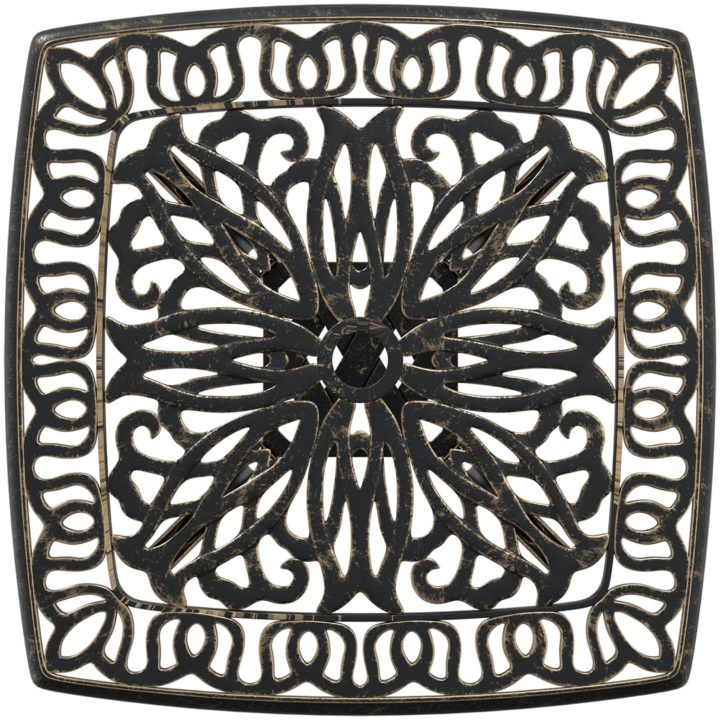 Trädgårdsbord brons 53x53x53 cm gjuten aluminium vidaXL – bild 8