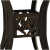 Trädgårdsbord brons gjuten aluminium vidaXL 78 x 78 x 72 cm – miniatyr 4