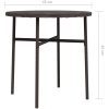 Trädgårdsbord brun 45 cm konstrotting vidaXL – miniatyr 6