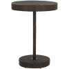 Trädgårdsbord brun konstrotting vidaXL 75.5 x 106 cm – miniatyr 1