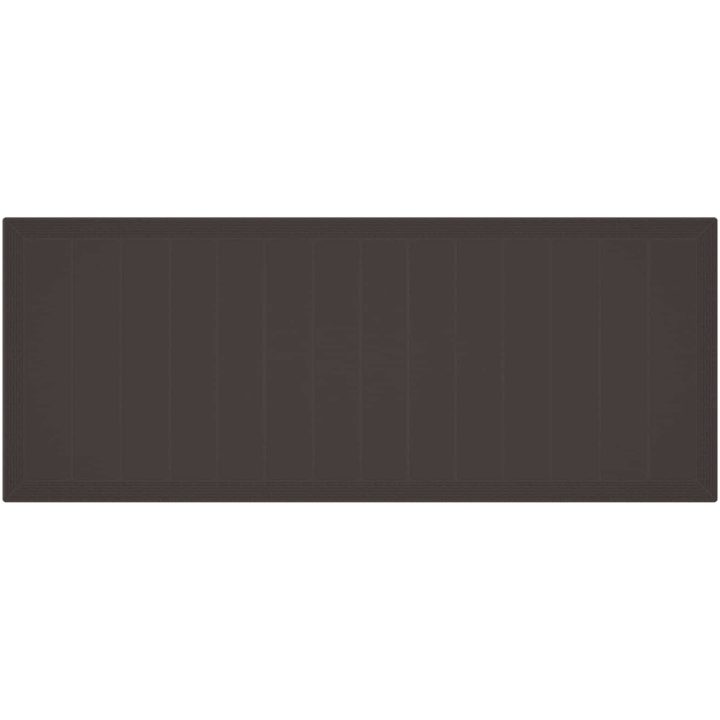 Trädgårdsbord Brunt 250x100x73 cm Poly Rattan vidaXL Large – bild 11