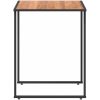 Trädgårdsbord Brunt DPC och Stål vidaXL 100 x 55 x 70 cm – miniatyr 7