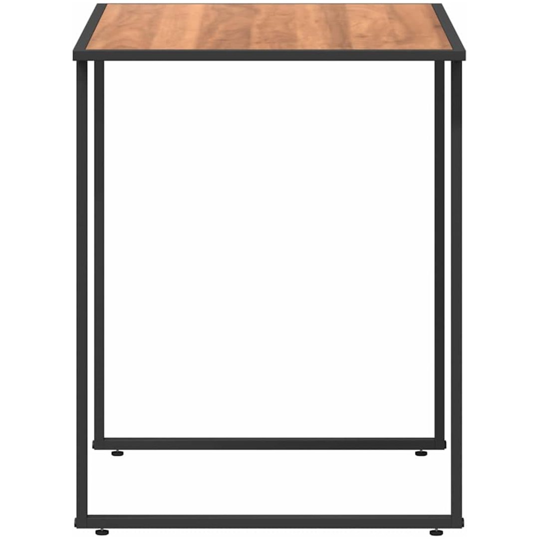 Trädgårdsbord Brunt DPC och Stål vidaXL 100 x 55 x 70 cm – bild 7