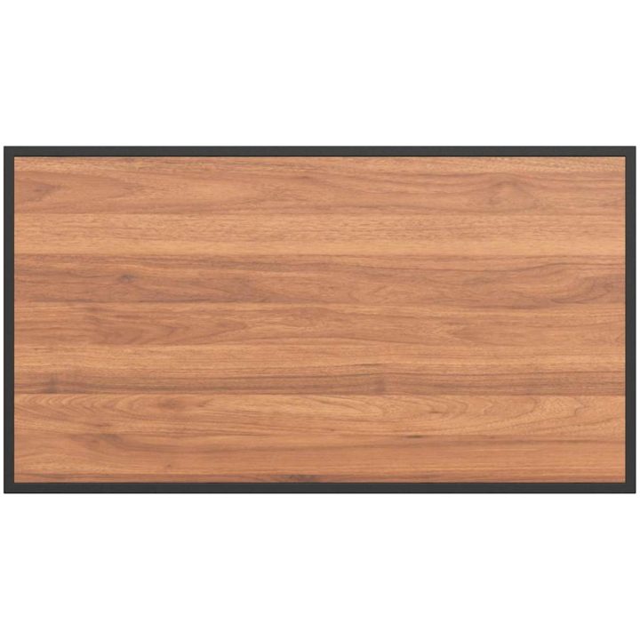 Trädgårdsbord Brunt DPC och Stål vidaXL 100 x 55 x 70 cm – bild 8
