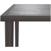 Trädgårdsbord grå 48x48x37 cm stål vidaXL – miniatyr 5