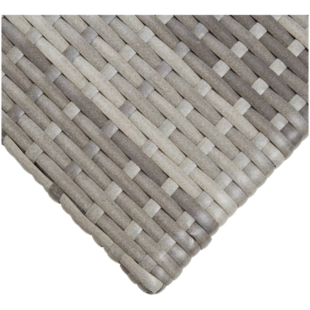 Trädgårdsbord grå 50x50x47 cm konstrotting vidaXL – bild 3