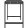Trädgårdsbord grå massiv furu vidaXL 121 x 82.5 x 110 cm – miniatyr 5