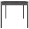 Trädgårdsbord grå massiv furu vidaXL 82.5 x 82.5 x 76 cm – miniatyr 5