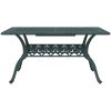 Trädgårdsbord grön 150x90x72 cm gjuten aluminium vidaXL – miniatyr 5