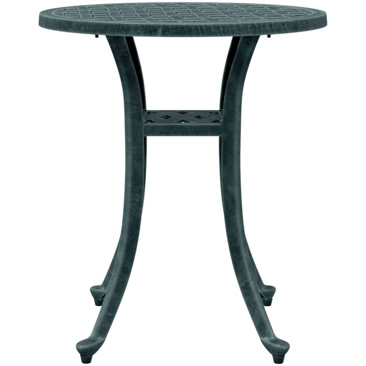 Trädgårdsbord grön ⌀48x53 cm gjuten aluminium vidaXL – bild 6