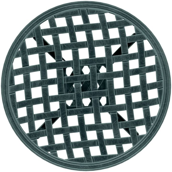 Trädgårdsbord grön ⌀48x53 cm gjuten aluminium vidaXL – bild 8