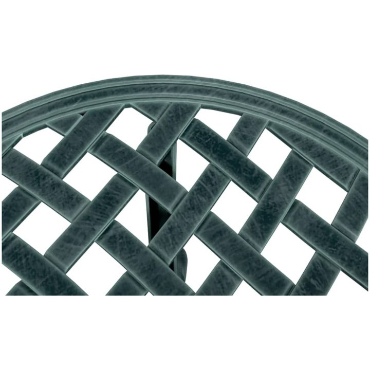 Trädgårdsbord grön ⌀48x53 cm gjuten aluminium vidaXL – bild 9