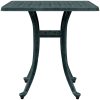 Trädgårdsbord grön 53x53x53 cm gjuten aluminium vidaXL – miniatyr 5