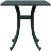 Trädgårdsbord grön 53x53x53 cm gjuten aluminium vidaXL – miniatyr 6