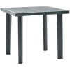 Trädgårdsbord grön 80x75x72 cm plast vidaXL – miniatyr 2