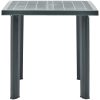 Trädgårdsbord grön 80x75x72 cm plast vidaXL – miniatyr 3
