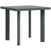 Trädgårdsbord grön 80x75x72 cm plast vidaXL – miniatyr 5