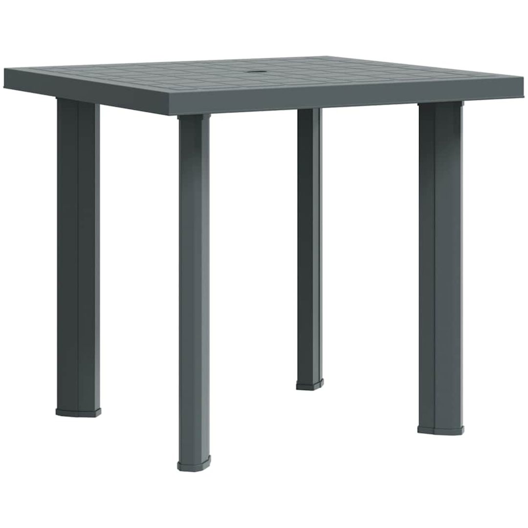 Trädgårdsbord grön 80x75x72 cm plast vidaXL – bild 5