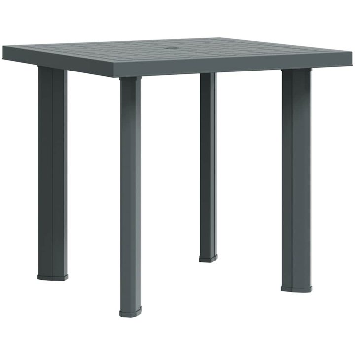Trädgårdsbord grön 80x75x72 cm plast vidaXL – bild 5