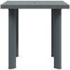 Trädgårdsbord grön 80x75x72 cm plast vidaXL – miniatyr 7