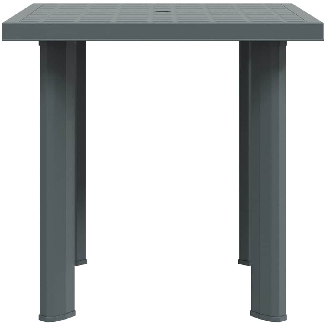 Trädgårdsbord grön 80x75x72 cm plast vidaXL – bild 7
