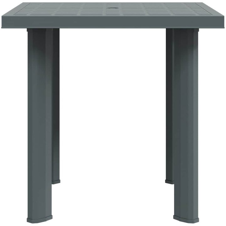 Trädgårdsbord grön 80x75x72 cm plast vidaXL – bild 7