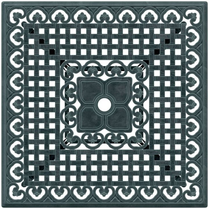Trädgårdsbord grön 80x80x75 cm gjuten aluminium vidaXL – bild 8
